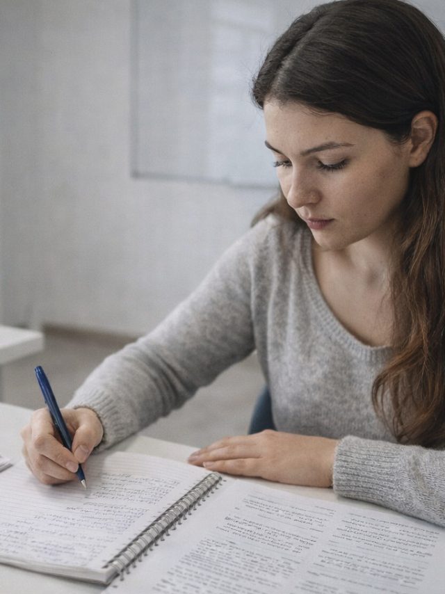 Alumno realizando una clase gratuita de inglés en Abbey Road British Academy en La Pobla de Vallbona